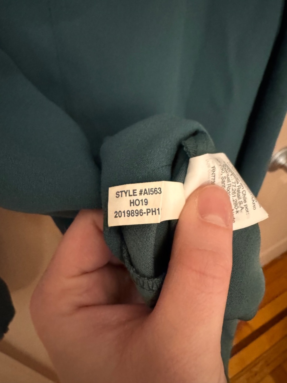 J.Crew Emerald Long Sleeve Blouse - Picture 5 of 6